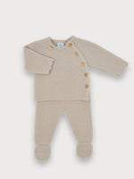 Conjunto Polaina Familia Cruzado Crudo