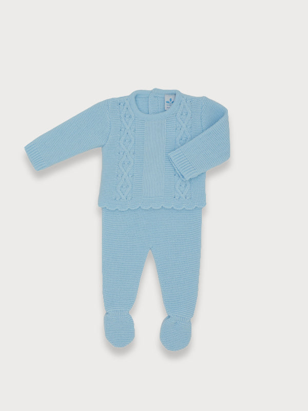 Conjunto Polaina Familia Miguel Celeste