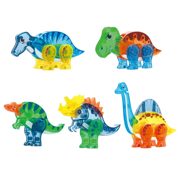 PicassoTiles 5pc Dinosaurio Figura de Acción de Juguetes