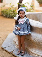 Jesusito Black Squares con Capota Moño Rosa