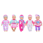Juego #2 de 5 Sets ropa para bebes Reborn de 12 a 13 pulgadas (no incluye muñeca)