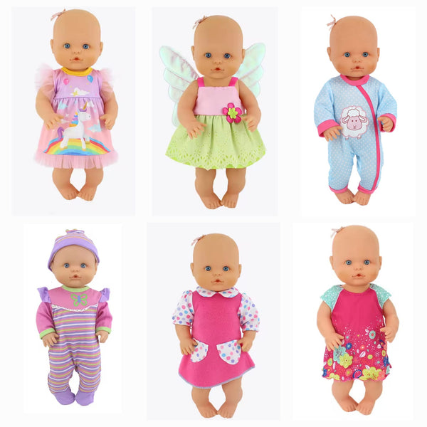 Juego de ropa para bebes Reborn Fairy Unicorn de 12 a 13 pulgadas (no incluye muñeca)