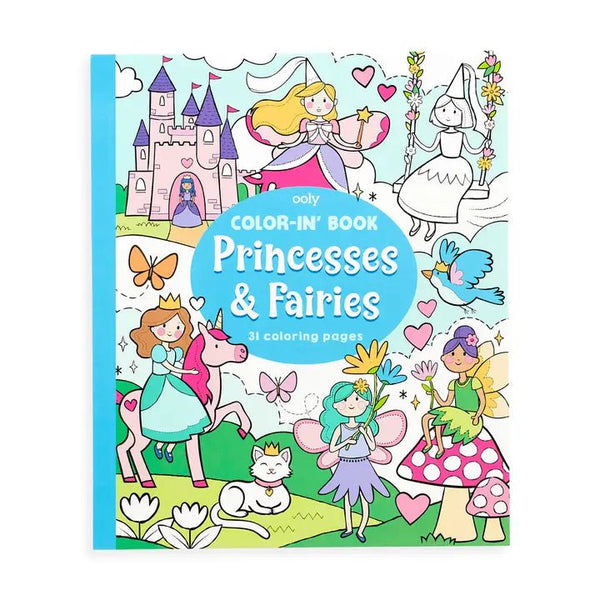 Libro para Colorear Princess & Fairies