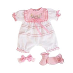 Mameluco Classic Flower para Bebé Reborn de 16, 18 y 20 pulgadas (no incluye muñeca)