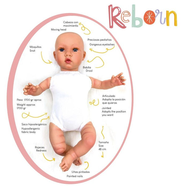 MUÑECA REBORN: Baby Premium Susette