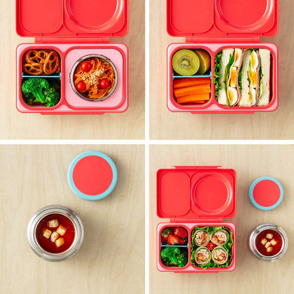 *Nueva* OMIEBOX UP Lunch Box - Cherry Pink