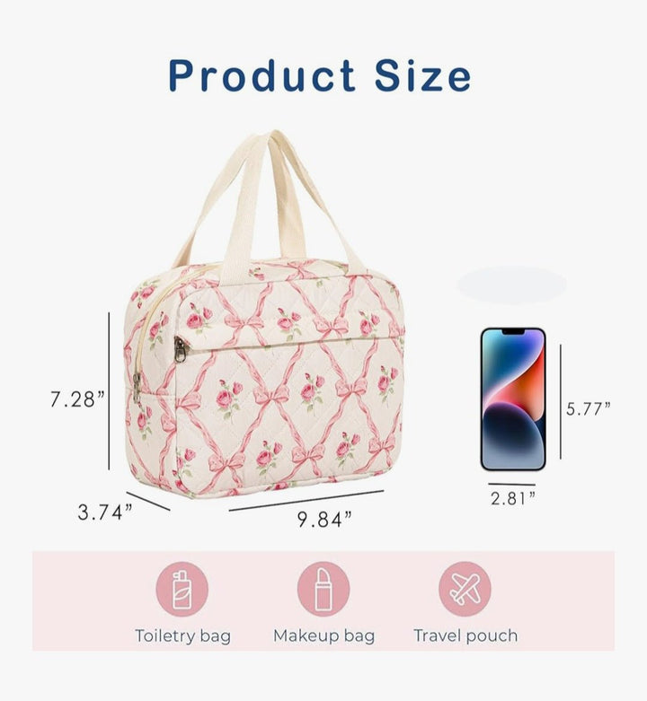 Pañalera Pink Sweet Flowers