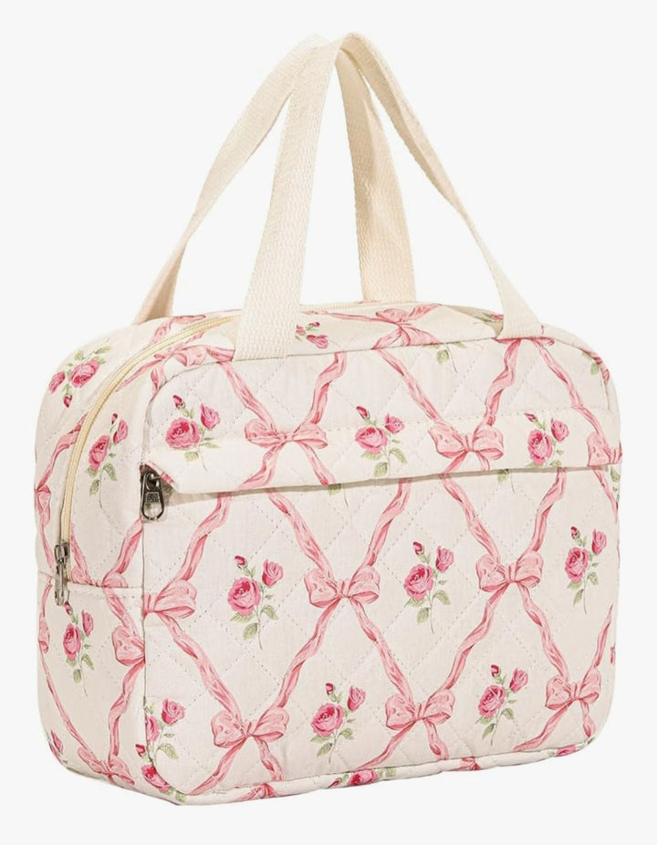 Pañalera Pink Sweet Flowers