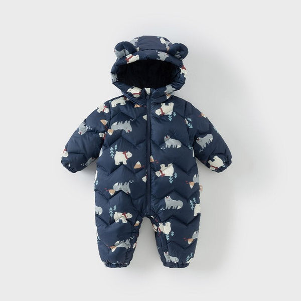 Pelele Winter Navy Polar Bear