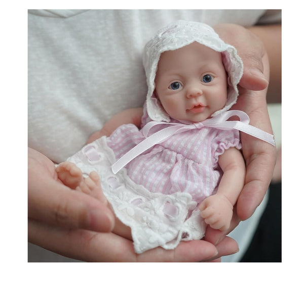 Mini Baby Reborn Samara Viajera 19 cm , 100% Silicón