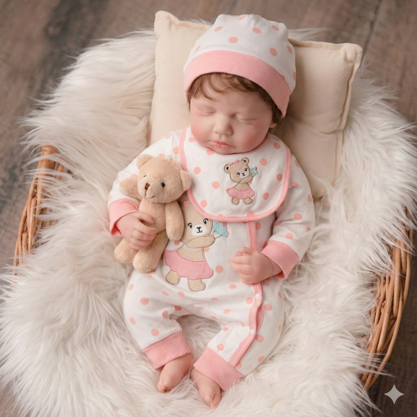 TOP OF LINE : Baby Renata 100% silicón