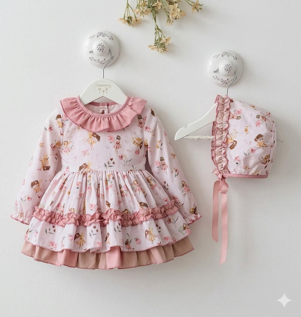 Vestido Little Kids Colección Hada Sin Capota