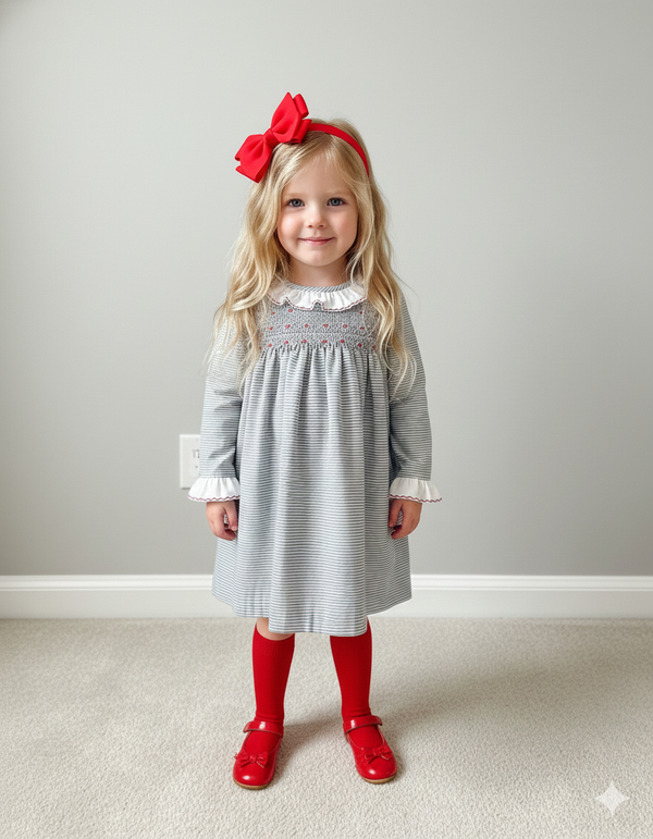 Vestido Punto Smock Regina