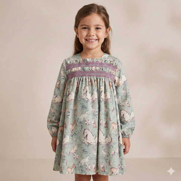 Vestido Infantil Familia Sophia