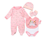 Sweet Pink Unicorn PJ para Reborn de 18 y 20 pulgadas