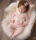 TOP OF LINE : Baby Sara Sweet Bows 100% silicón