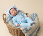 Muñeco Reborn Twin Baby Paul 13" Silicón Sólido 100%