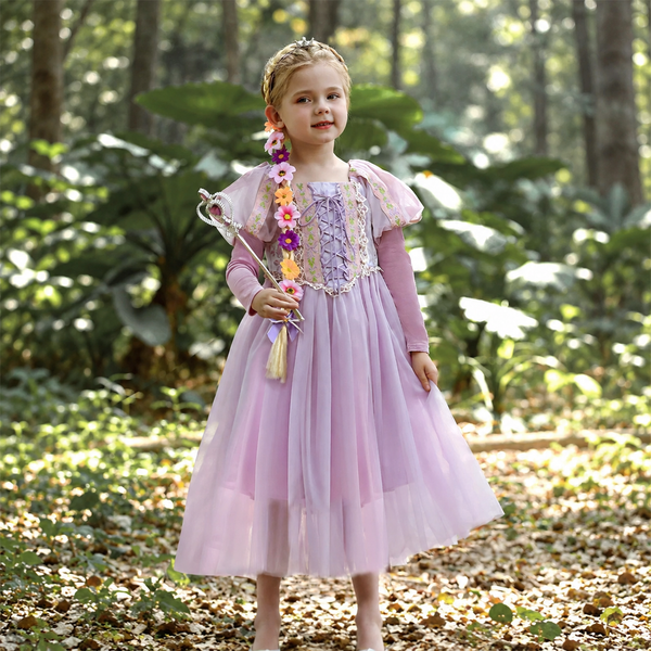 Vestido Princesa Rapunzel