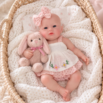 Muñeca Reborn Baby Eva 13" Silicón Sólido 100%