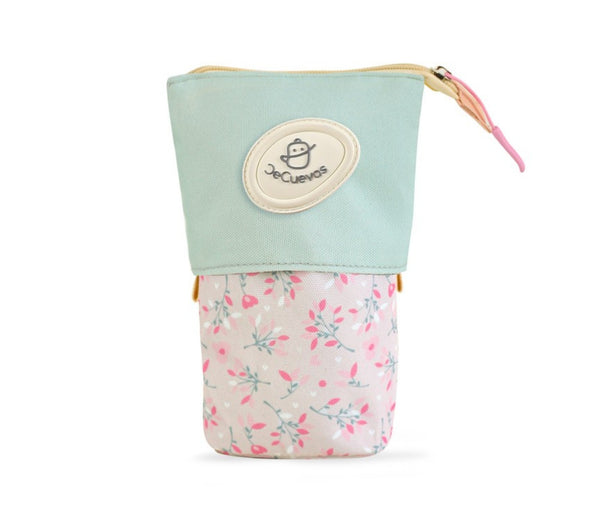 Estuche de lapices convertible Sweet Mint Flowers