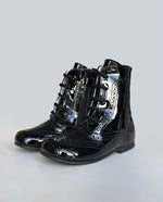 Pascuala Española en charol NEGRA