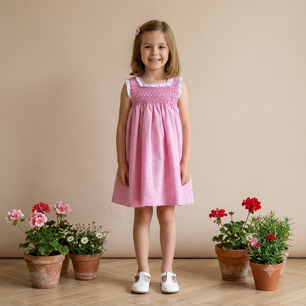 Vestido Punto Smock Cordoba