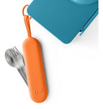 OMIEBOX Cubiertos Acero Inoxidable - Naranja