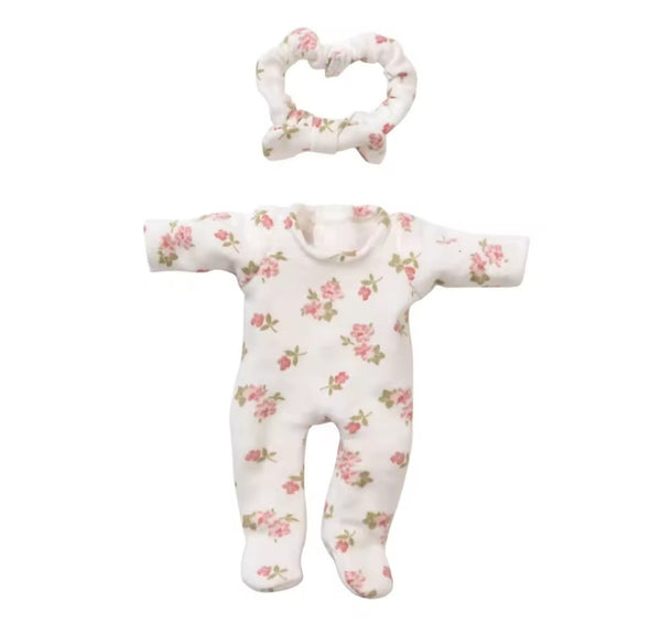 Sweet Flowers Pijama para Mini Viajeras 19 cm