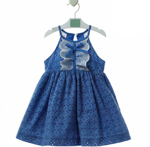 Vestido Infantil Familia Maemuki Azul