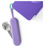 OMIEBOX Cubiertos Acero Inoxidable - Lila