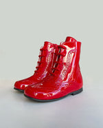 Pascuala Española en charol ROJO