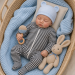 Muñeco Reborn Baby Wilson Varon 20" Silicón Sólido 100%