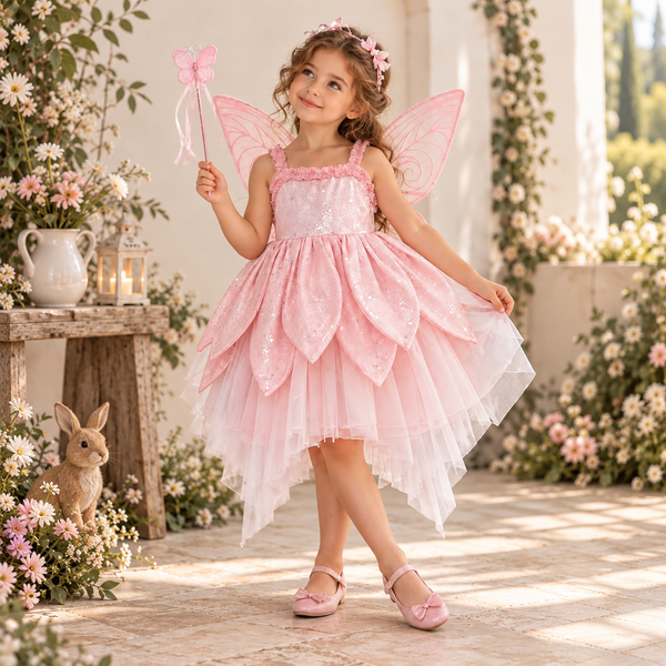 Vestido Hada Rosa