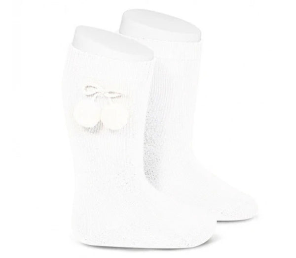Calceta Cóndor Con Borla BLANCA