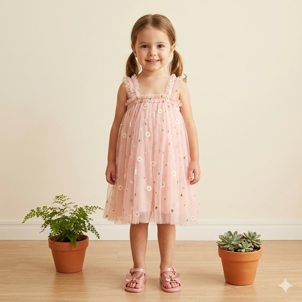 Flower Girl Dress Rosa