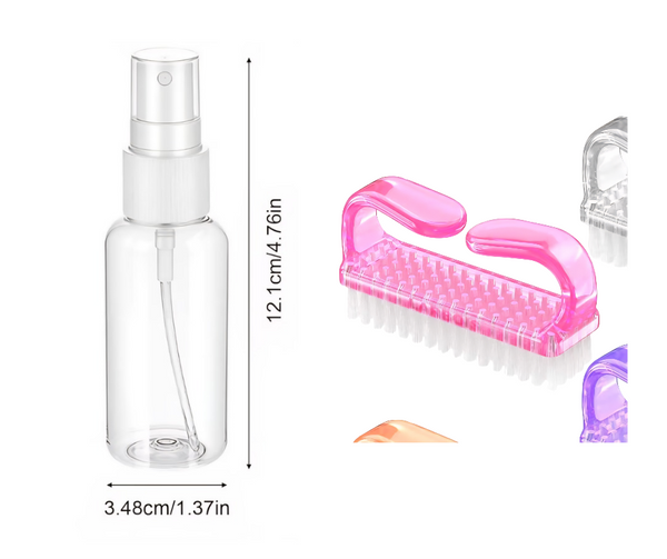 Kit de Peinado Para Reborn , Cepillo y atomizador