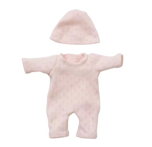 Sweet Cotton Pink Pijama para Mini Viajeras 19 cm