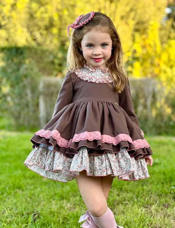 Vestido Flores de Chocolate