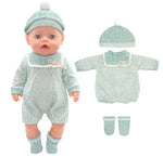 Set Sweet Mint para bebes Reborn de 13 a 16 pulgadas ( no incluye muñeca)
