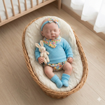 TOP OF LINE: Baby Romina 100% Silicón