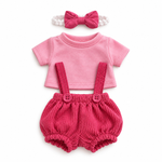 Romper Rosa para Mini Viajeras 19 cm