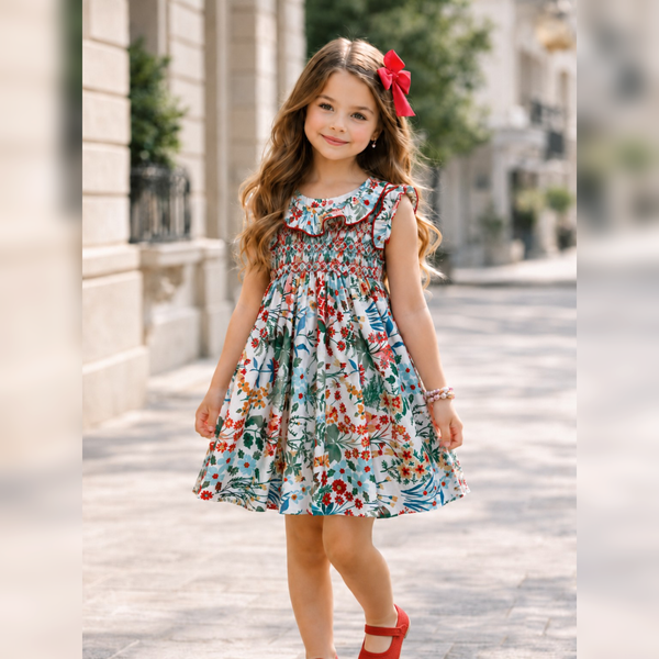 Vestido Punto Smock Niza