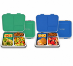 BENTGO Stainless Steel Set de 2 Lunch Box Azul y Verde