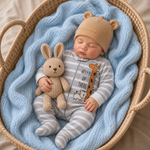 Muñeco Reborn Baby Brian Varon 20" Silicón Sólido 100%