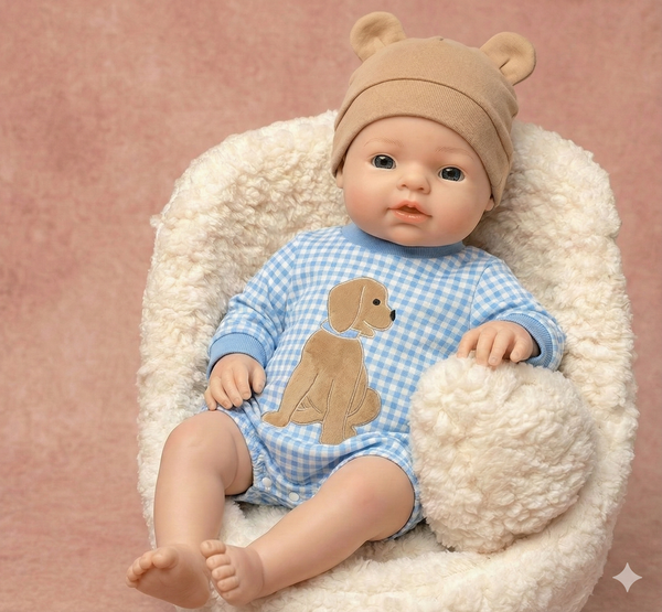 TOP OF LINE : Baby Sebastian Ojos Abiertos 100% silicón