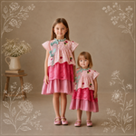Vestido Niña Happy Pink