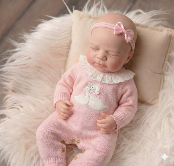 TOP OF LINE: Baby Valentina Sleeping Beauty 100% silicón