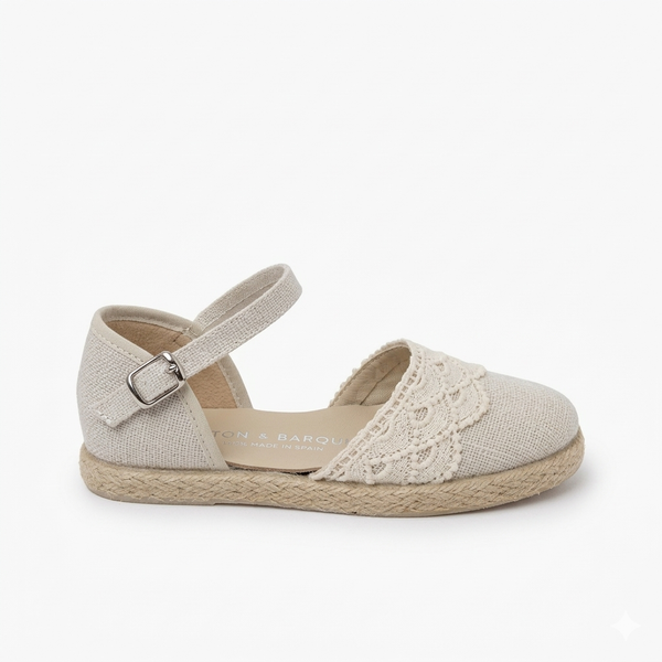 Alpargata Encaje Ceremonia Hielo