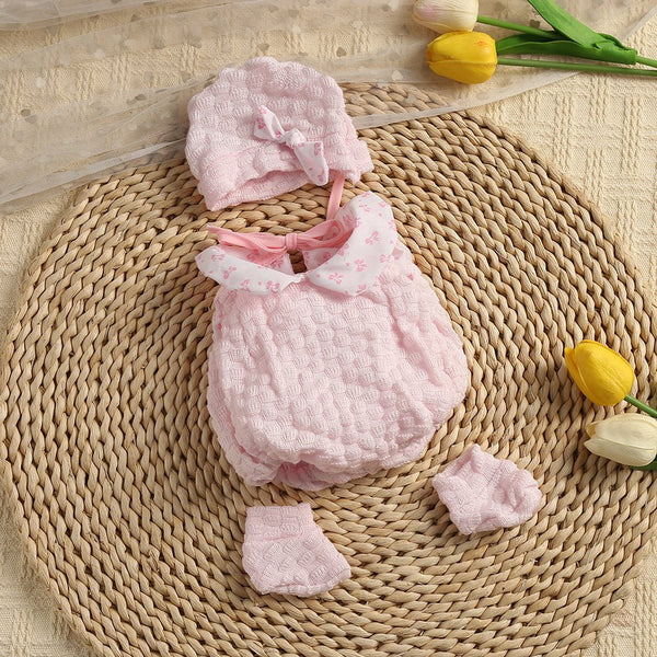 Romper Baby Pink  para bebes Reborn de 12 a 13 pulgadas ( no incluye muñeca)