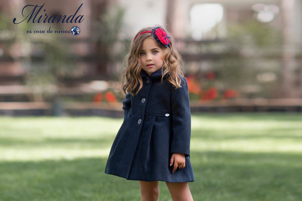 ROPA Abrigo Navy Christmas Bow